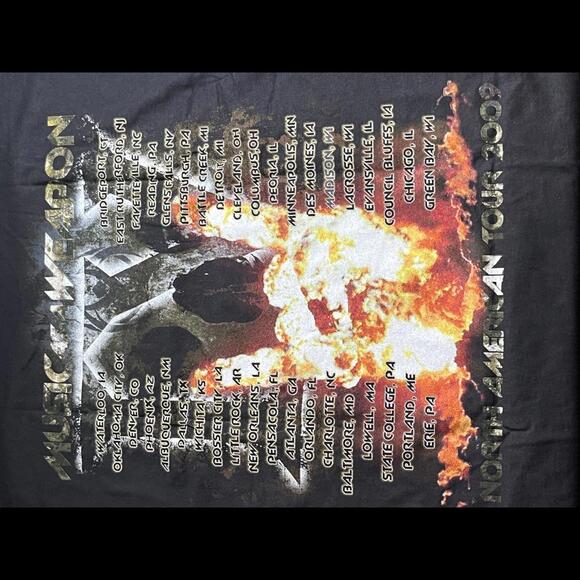 VTG Distrubed Tour Merch - Music As A Weapon Tour 2009 IV XL - Picture 5 of 5